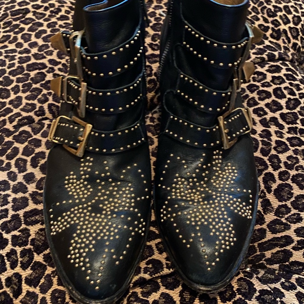 Chloe Susanna Boots with gold studs!!!